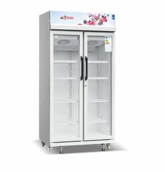 Refrigerateur Astech Vitrine 2 portes 740 Litres