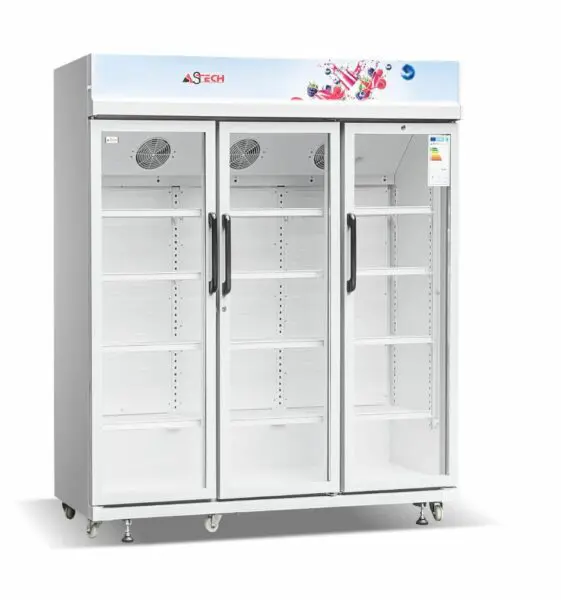 Refrigerateur Vitrine Astech 3 portes 1400 Litres