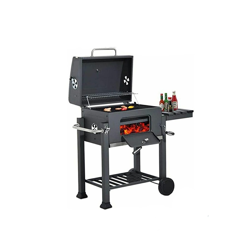 ggr Barbecue Americain a Charbon Couvercle en Acier LB0060