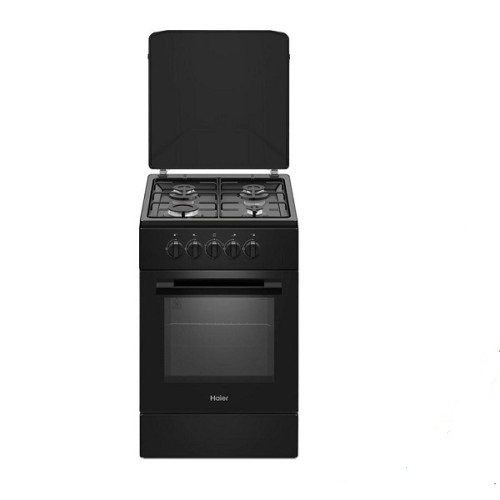 cuisiniere haier 4 feux 50x50 hcr1040egb noir